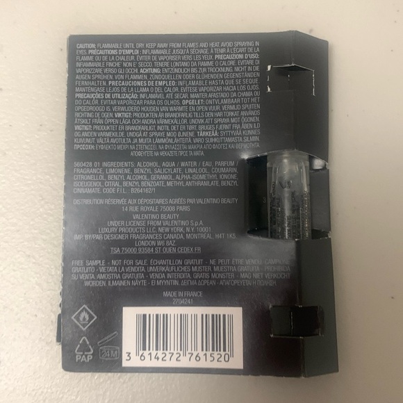 New 4 SAMPLES Valentino UOMA Born in Roma - Picture 4 of 4